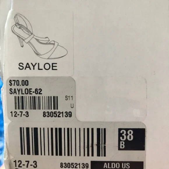 Aldo Size 8 Red High Heel dress shoes - Picture 2 of 3